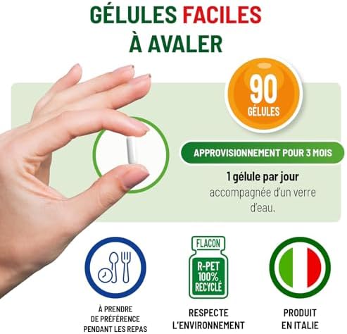 , Biotin Complex, Santé des Cheveux et des Ongles, Biotine Hautement Dosée, Zinc, Cuivre, Sélénium, Extraits d'Ortie, de Millet, de Prêle des champs, 90 Capsules