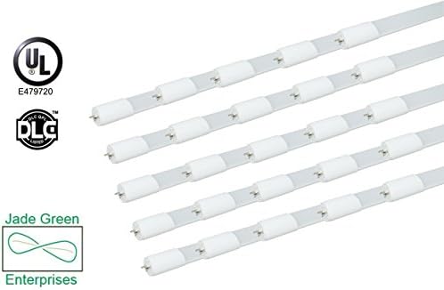 2 Foot T8 LED Tube Light 9W Bulk pack ( 25 Tubes), 5000K (Daylight), 1080 Lumens (120 Lm/W), Single End Power, UL Listed, DLC Listed