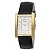 Caravelle by Bulova Men's 44A000 Leather Strap Silver and White Dial Watch