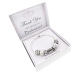 Bridesmaid Charm Bracelet Pandora Style Gift Boxed (19)