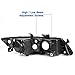 Projector Headlight Assembly Fits for 2004 2005 Acura TSX with Turn Signal Corner Light, Black Housing, One-Year Warranty (Passenger And Driver Side)