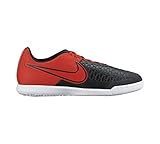 Nike Men's MagistaX Pro IC Indoor Soccer Shoe (Black, Red)