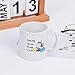 Homlouue White Mugs with Printing Words SHUH DUH FUH CUP Coffee Mugs for Festival Brithday Present or Daily Use