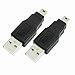 USB 2.0 Type A to Mini USB 5-Pin Type B Female / Male Adapter - 2 Pack