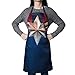 Captain Marvel Kitchen Apron - One Size Fits Most - Super for Avengers Fans Who Like to Bake and Cook - Polyester