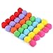 Yoodelife Pom Poms 1.5 Inch 100 Pack Pompoms Pipe Cleaners for DIY Crafts Making, Preschool Crafts Supplies