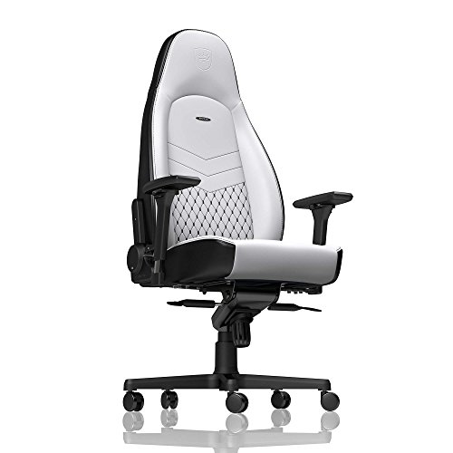 noblechairs-Icon-Sedia-da-Gaming-Sedia-da-Ufficio-Sedia-da-scrivania-Ecopelle-PU-Ergonomico-Imbottitura-Schiuma-Fredda-150-kg-Sedile-da-Corsa-Design-BiancoNero