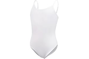 Girl's Leotard Sleeveless Camisole Leotard With Adjustable Straps For Dance Ballet Bodysuit Dancewear Girl Outfit