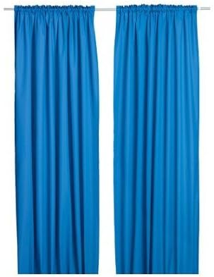 Amazon Com Ikea Vivan Pair Of Curtains Drapes 2 Panels Dark