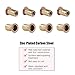 Hilitchi 120 Pcs 1/4-20 UNC Rivet Nuts Threaded Insert Nut (1/4-20 UNC Rivnut)