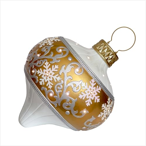 Fraser Hill Farm 28.75-in. Prelit Vintage Ornament Statue with LED Lights, 3D L…
