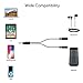 MillSO Headphone Splitter, Male to 2 Female 3.5 mm Splitter TRS Stereo 3.5mm Audio Splitter Jack Headphones Adapter for Dual Headphones/Speakers to Smartphone, Mp3, Laptop, Tablet, PC - 8inch Black