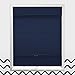 Chicology Cordless Magnetic Roman Shades / Window Blind Fabric Curtain Drape, Thermal, Room Darkening - Sailor's Navy, 23