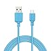 Micro-USB Cable, EZOPower 3x Extra Long 10 Feet Micro-USB 2in1 Sync and Charge USB Data Cable - Purple / Hot Pink / Blue
