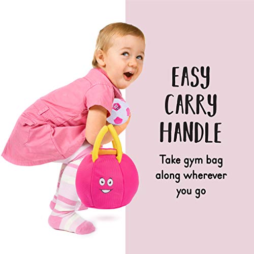 image for Plush Creations Baby Sports Toy | My First Sports Bag Plush Basketball