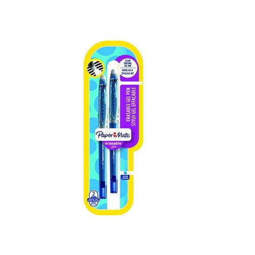 Paper Mate 1984499 Erasable Gel - Blue (Pack of 2)