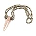 Lucky Shot 50 Caliber Sniper Necklace |Woodland CAMO | Projectile Bullet Round w/Paracord Rope from