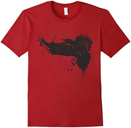 Mens Taboo Crow / T-Shirt Large Cranberry