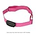Chest Strap, Sport Wireless Heart Rate Monitor Adjustable Chest Belt Band for Polar Wahoo Garmin - Pink