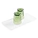 InterDesign Lineo Kitchen Countertop Silicone Sink Drying Mat - Small, White