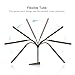 SOLLED LED Desk Lamp, 360 Degree Flexible Gooseneck Table Lamp (Wood Grain) with 25 Adjustable Modes Eye-Caring Dimmable Touch Lamp