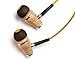 Symphonized NRG Deep Yellow Premium Genuine Wood in-Ear Noise-isolating Headphones with Mic