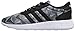 adidas NEO Women's Lite Racer W Running Shoe, Black/White/Black, 9 M US
