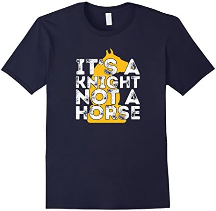 Mens Chess Knight Shirt - Funny Knight Chess T-Shirt Medium Navy