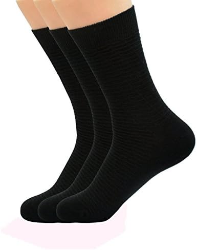 New Men socks cotton Thickening Cotton socks 3-Pack F712 Black (One size)