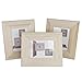 Unfinished Solid Wood Photo Picture Frames Ready To Paint for DIY Projects 4 by 6 Inches Set of 3
