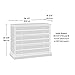 Sauder Barrister Lane 3-Drawer Chest, for TV's up to 40