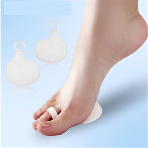 Iumer Gel Pad Ball of Foot Cushions Rapid Foot Pain Relief High Heels Palm Pad Forefoot Pad White 2pcs