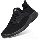 Rospick Women's Sneakers - Breathable Mesh Walking Shoes - All Black Size 6 - View #2