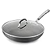 Simply Calphalon 12-Inch Nonstick Omelette Fry Pan with Lid