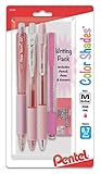 Pentel Color Shades Writing Pack - Pastel Pink