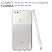 Google Pixel Case, PLESON [TOU] Google Pixel Case Cover, Ultra-Thin Crystal Clear Case Lightweight/Anti-Slip/No Bulkiness Clear Back Panel+Soft TPU Protective Transparent case for Google Pixel