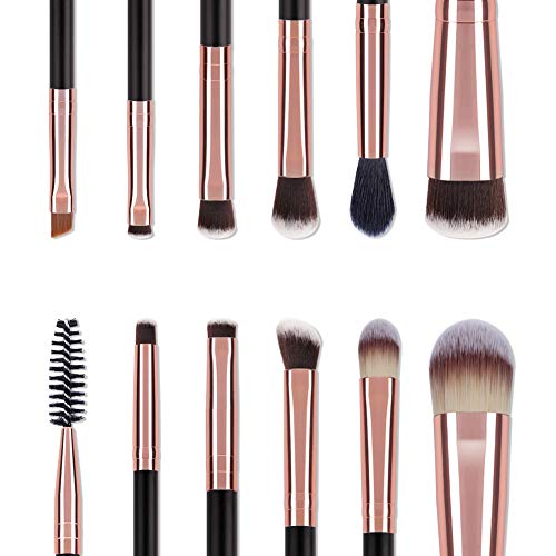 Double Sided Makeup Brushes, Docolor 6Pcs Double Ended Eyeshadow Brush