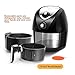 Aigostar Dragon Pro Air Fryer, 3.4Qt Electric Hot Air Fryers Oven Oilless Cooker with Detachable Non-stick Basket & Automatic Timer & Temperature Control for Fast Healthier Fried Food, 1400W