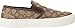 COACH Women's Cameron Outline Khaki Nappa/Chestnut Sig C Loafer