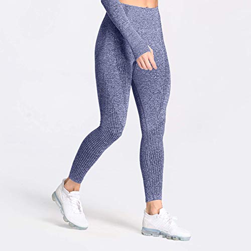 Aoxjox Women's High Waist Workout Gym Vital Seamless Leggings Yoga