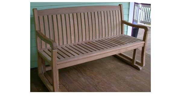 Amazon Com Atlanta Teak Furniture Teak Gliding Bench 5