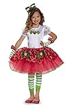 Disguise 84499M Strawberry Shortcake Tutu Prestige Costume, X-Small (3T-4T)