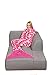 Kanguru Mermaid Tail Blanket for Adult, Super Soft Living Room Sleeping Blankets for All Seasons, Fun Gift for Women, Pink