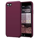 KUMEEK iPhone 8 Case/iPhone 7 Case, Anti-Slip Liquid Silicone Gel Rubber with Soft Microfiber Cushion Shockproof Drop Protective Case Cover for iPhone 7/8 4.7