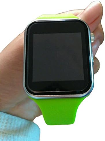 Smart Watches Wireless Bluetooth Wrist Watch Phone with SIM Card Slot camera and NFC bluetooth 3.0 or higher /Easy connection/ Make calls/Support SIM/TF for IOS/Android Above SmartPhones (Green)