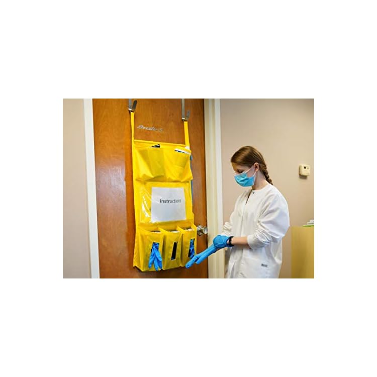 Personal Protective Equipment (PPE) Isolation Door Caddy, Nylon Oxford