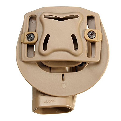 LTY Quick Tactical CQC Right Hand Paddle Pistol Holster for Glock 17 19 (FDE Desert Tan)
