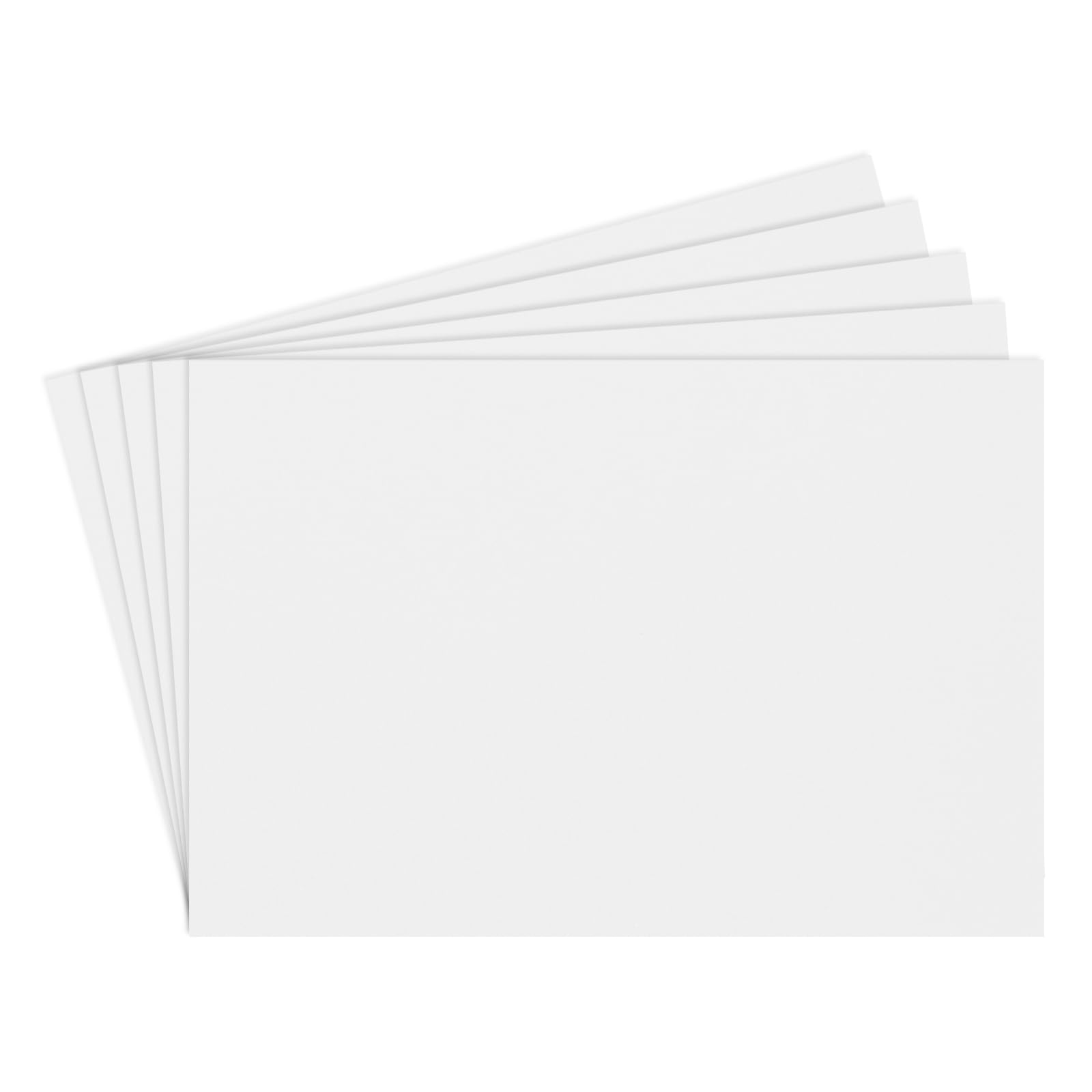 Rebower 5Pcs Foam Sheets Crafts Foam Arts Paper 8 x 6 x 5/64 Inch [for Crafts Project, Scrapbooking, DIY, Party Handicraft, Costumes]-20cm x 15cm x 2mm / White