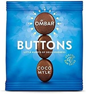(8 PACK) - Ombar Coco Mylk Dairy Free Chocolate Buttons | 25 x 15g x | 8 PACK - SUPER SAVER - SAVE MONEY