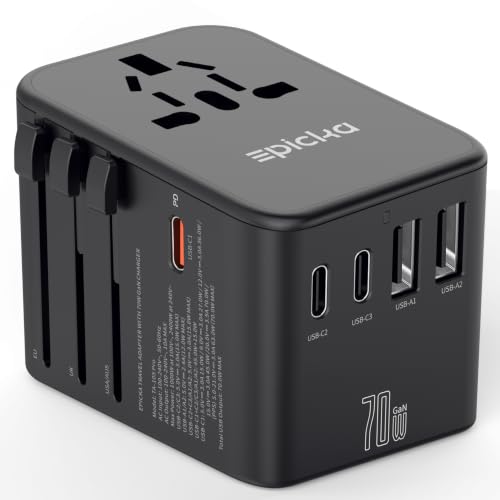 Epicka 70W GaN Universal Travel Adapter